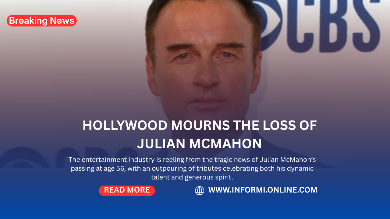Hollywood Mourns the Loss of Julian McMahon: Charismatic Star Remembered for Talent and Heart